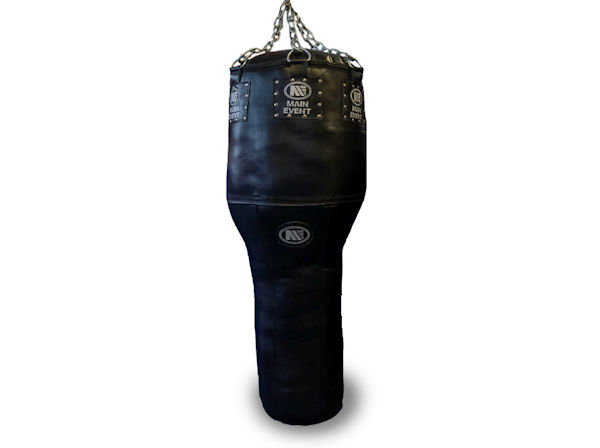 Main Event Professional 4ft - 50kg Leather Angle Bag Black